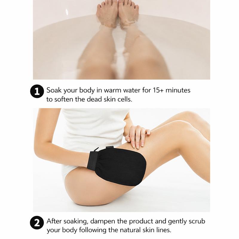 TOSOWOONG All-Kill Exfoliating Bath Gloves 2pcs