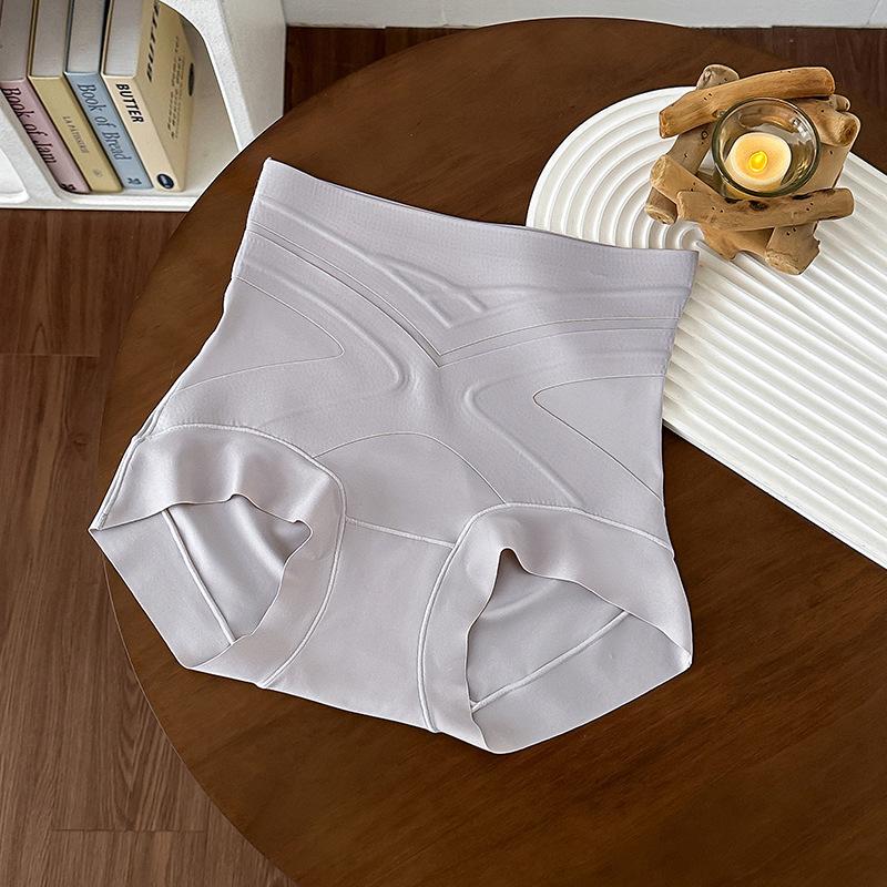 Women's Summer Cross Stitch 2 in 1 Non Mark High Waist Belly Triangle Briefs