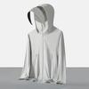 Large brim sunscreen clothes for men and women's new UV protection outdoor sports cycling breathable fishing clothes ice silk jacket