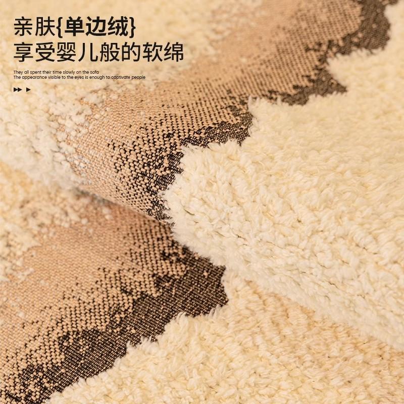 Light Luxury High-End Special-Shaped Irregular Leather Sofa Cushion  New Four-Season Universal Straight-Row Sofa Seat Cushion Cover