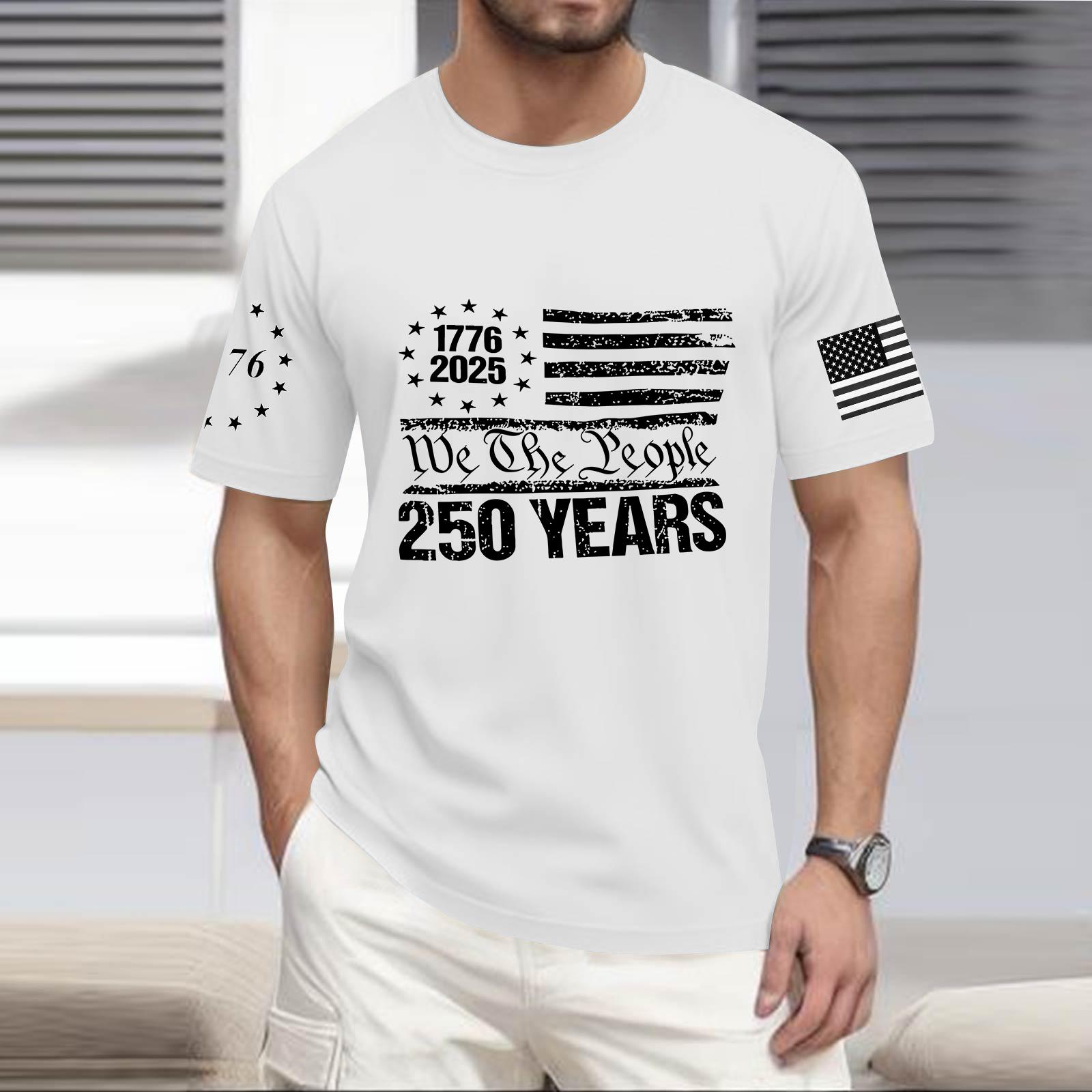 

Men s Casual Round Neck Lightweight Short-Sleeve Top XL білий