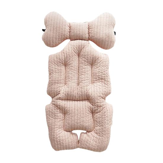 

Stroller Seat Cushion Infant Car Seat Insert Cushion Toddlers Reversible Newborn Car Seat Insert for Baby Head Body Support Baby Swing Pushchair Use розовый