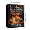 Rock och Metal Adventskalender Jul Blind Box 2D Platt Akryl Ikonisk Musikkaraktär Är Lämplig Gåvor för Rock- och Metal-fans