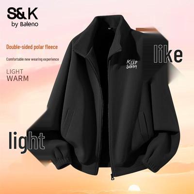 Baleno Men's Winter Fleece Stand-Collar Jacket