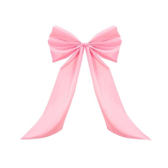 Large Satin Bow 78" x 48" Giant Bow Ribbon Tie for Christmas Birthday Party Wedding Bridal Bachelorette Graduation Room Backdrop Wall Decor