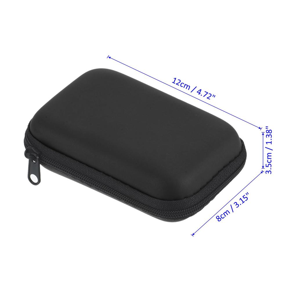 METERXITY Darts Case Multifunctional EVA Darts Storage Bag Mesh Pocket Black