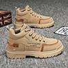 Neue trendige Herren Herbst Winter Wanderarbeitsstiefel Hithtop Leder Skateboard Schuhe Männliche Studenten Casual Martin Stiefel