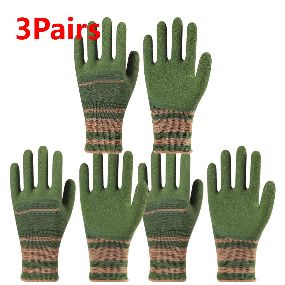 1-5 Pairs of Gardening Gloves Stab-proof Wear-resistant Unisex Garden Gloves Cactus Rose and Blackberry Safe Planting Tool