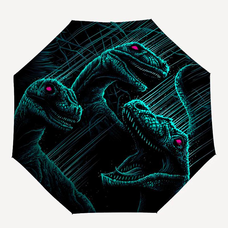 

1pc Dinosaur Jurassic Windproof Automatic Cute Umbrella, Lightweight for Women/Men, Perfect Christmas Gift a0811269
