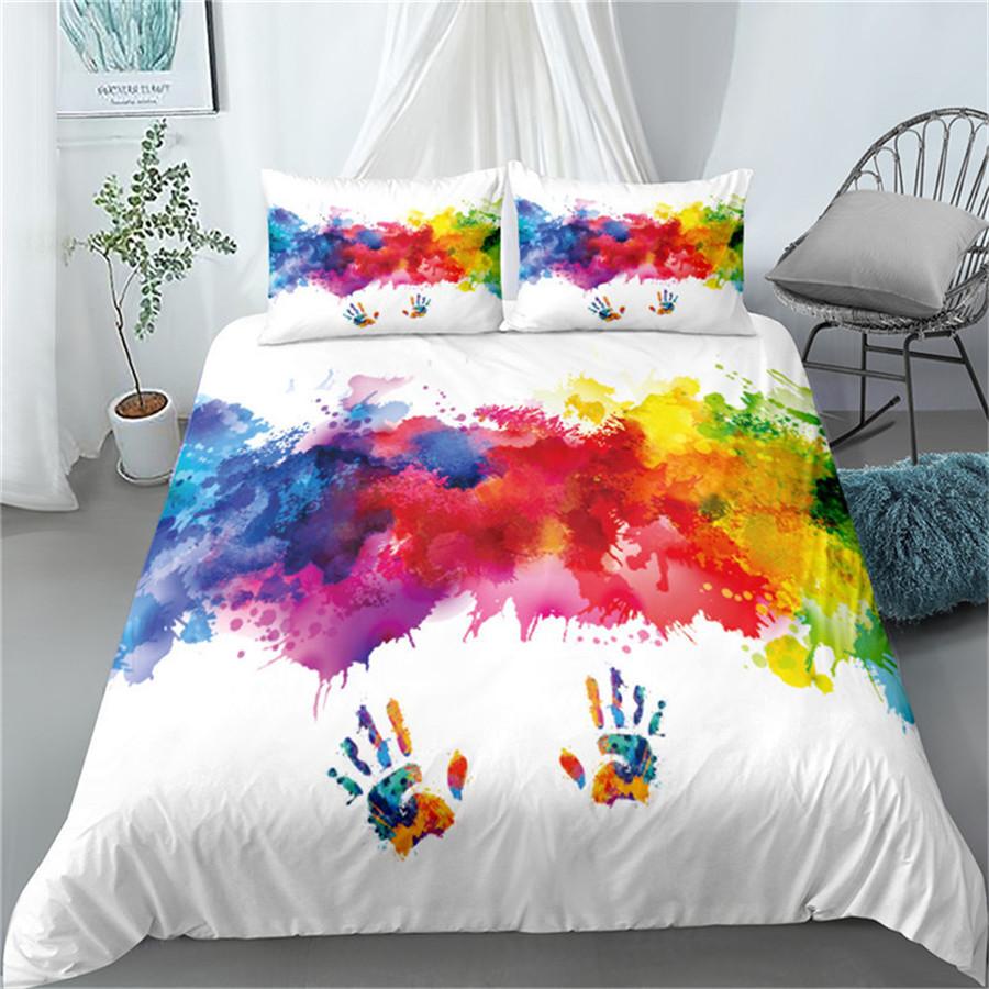 Water Art Zebra  Duvet Cover Set Single Twin Double Queen King Super King Size Bed Linen Set