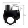 2pcs 22-25mm Anti-Theft Helmet Lock Heavy Duty Motorcycle Scooter ATV Includes 4 Keys D Circle Buckle Keychain