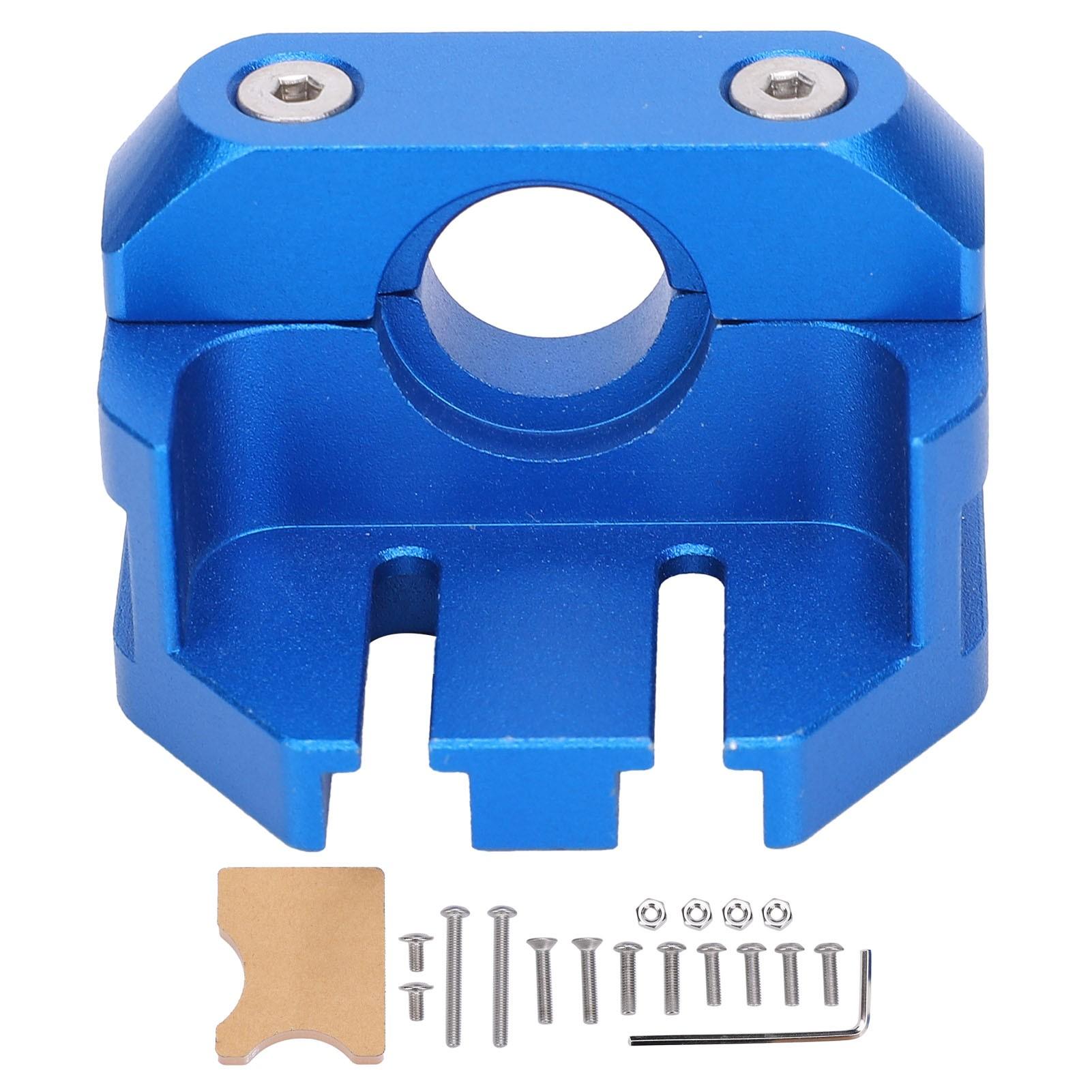 Extruder Mount Block Blue Full Metal Anodized Aluminum Alloy for CR‑10 3D Printers синий