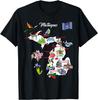 Illustrated Map of Michigan USA Cities Symbols T-Shirt