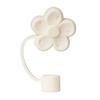 2026 New Flower Silicone Straw Covers for Stanley Cup 40oz 10mm Tumbler Cups Splash Proof Straw Toppers Kawaii