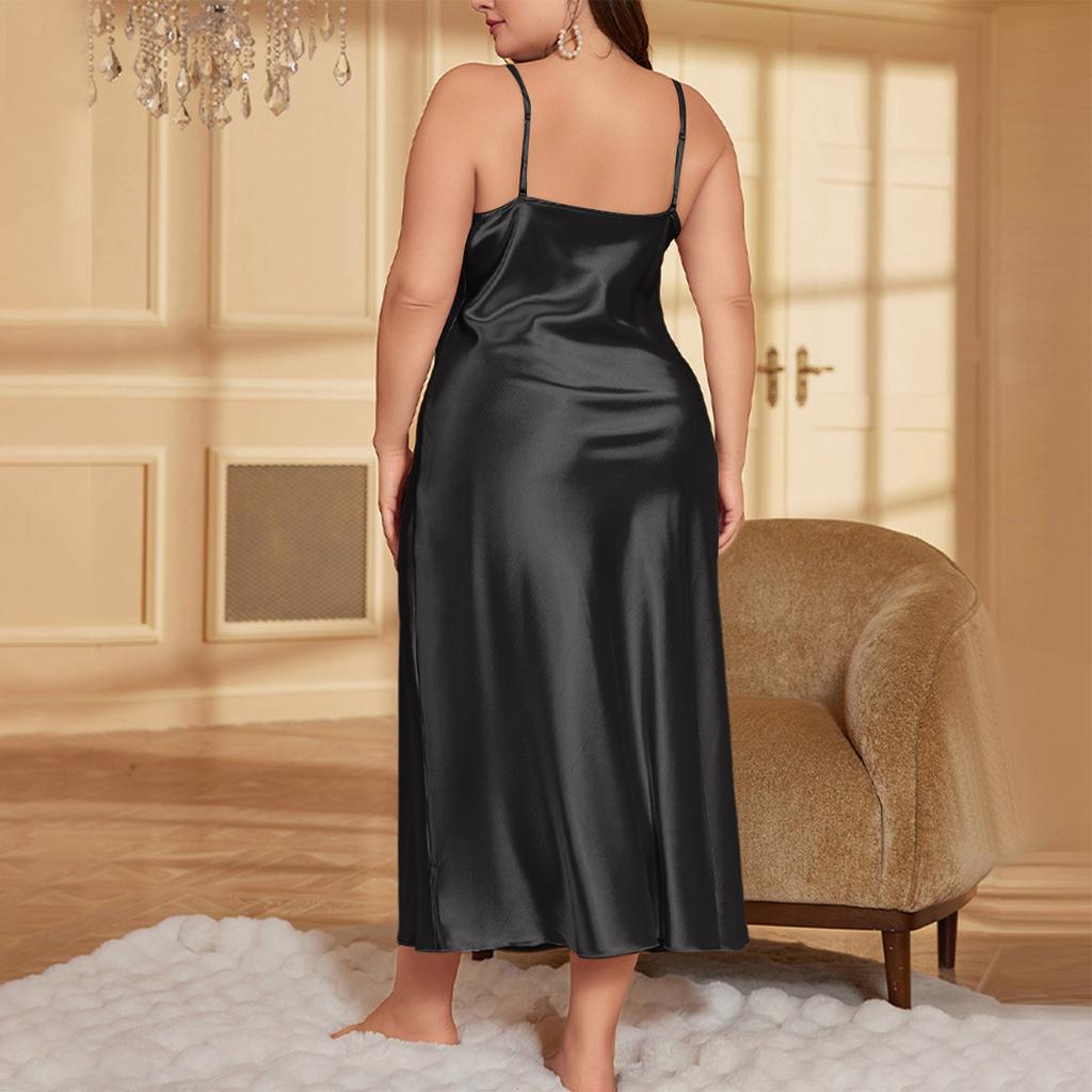 Women's Plus Size Lightweight Loungewear Strapless Nightdress