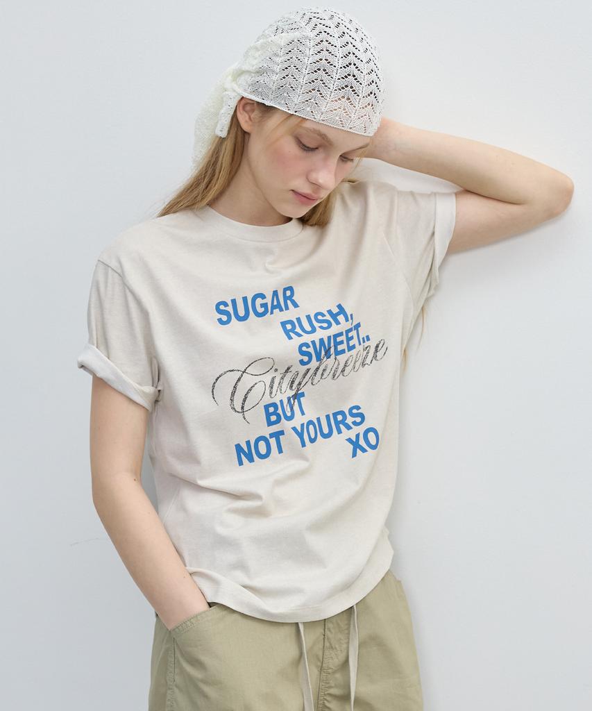 CITYBREEZE Pigment Typographic Short Sleeve T-Shirt_2 Colors