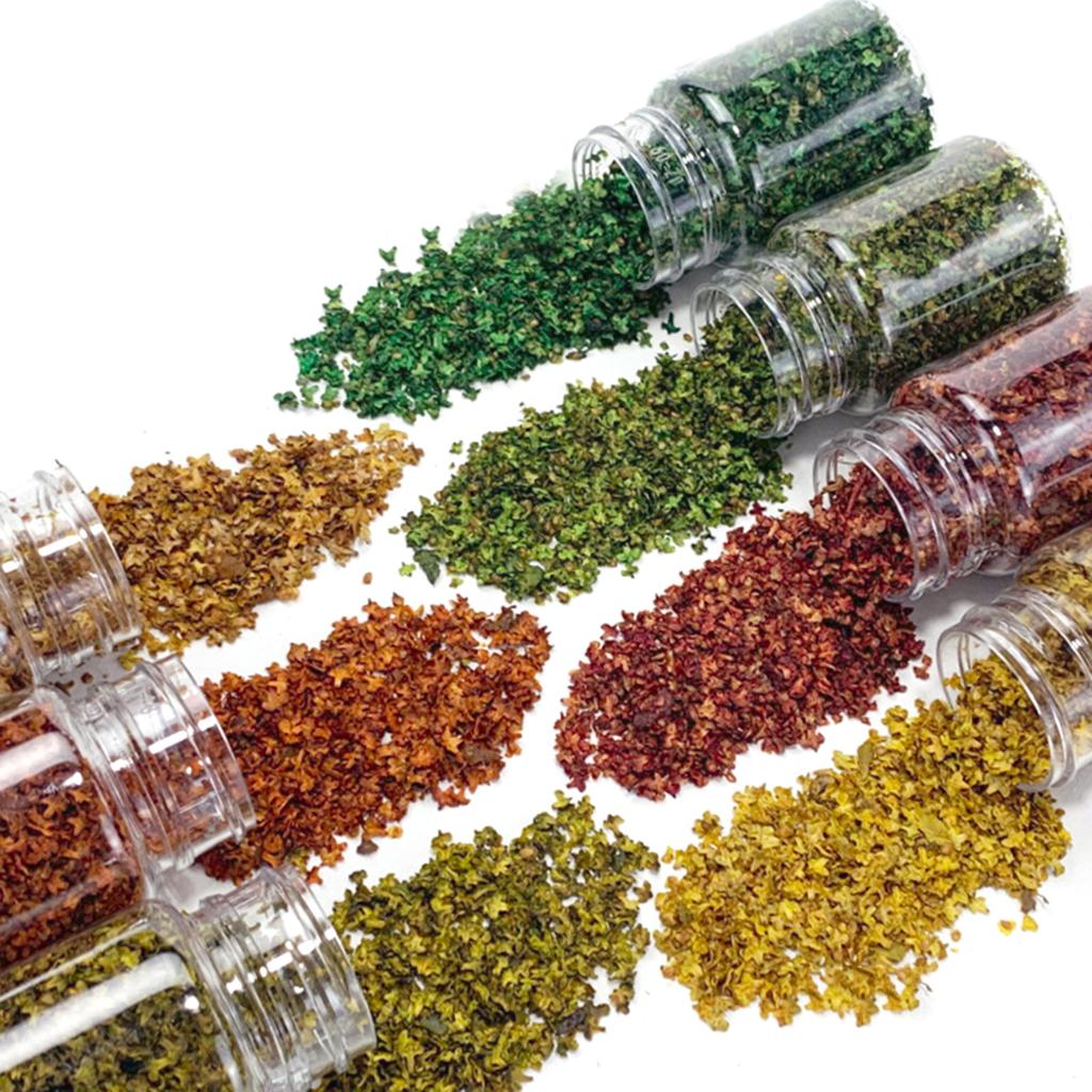 Praktické Miniaturní Seskupení Listů Pevné Pryskyřičné Materiály pro Modelovou Železnici Pískoviště a Zahradní Potřeby Scenérie