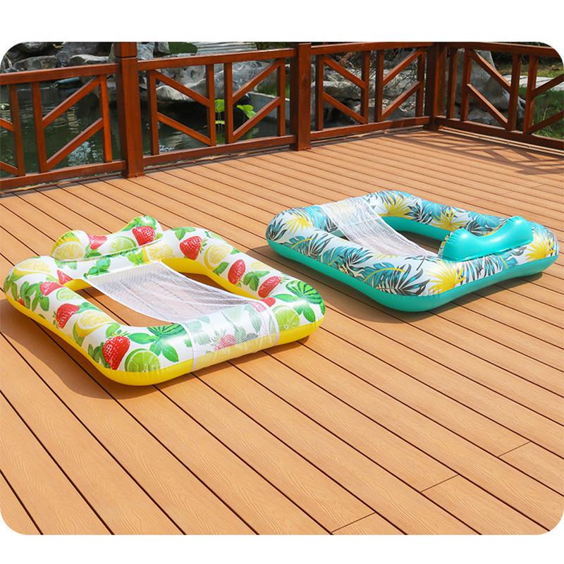 Adult Inflatable Water Thickened Mesh Floating Swimming Circle Water Toy
