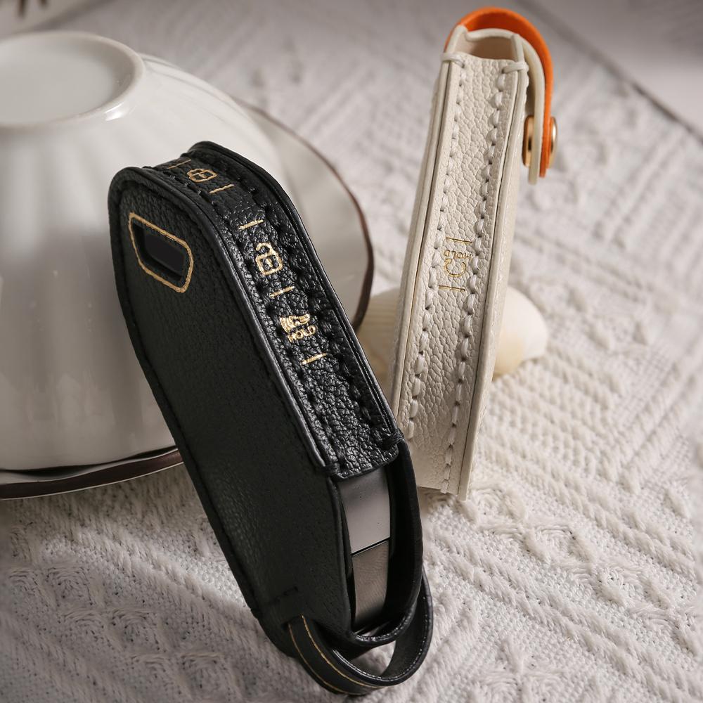 Leather Car Key Protective Cover Case for Kia EV9 Seltos Picanto Sorento MQ4 Carnival KA4 Morning K5 Carens 2024 2025 Keychian