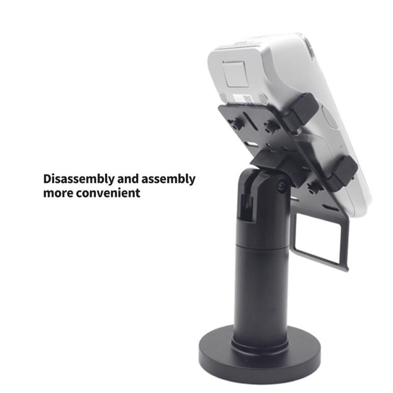 POS Machine Display Brackets Stand Retail Shop Adjustable Card Terminal Stand With Concealed Cable Channel