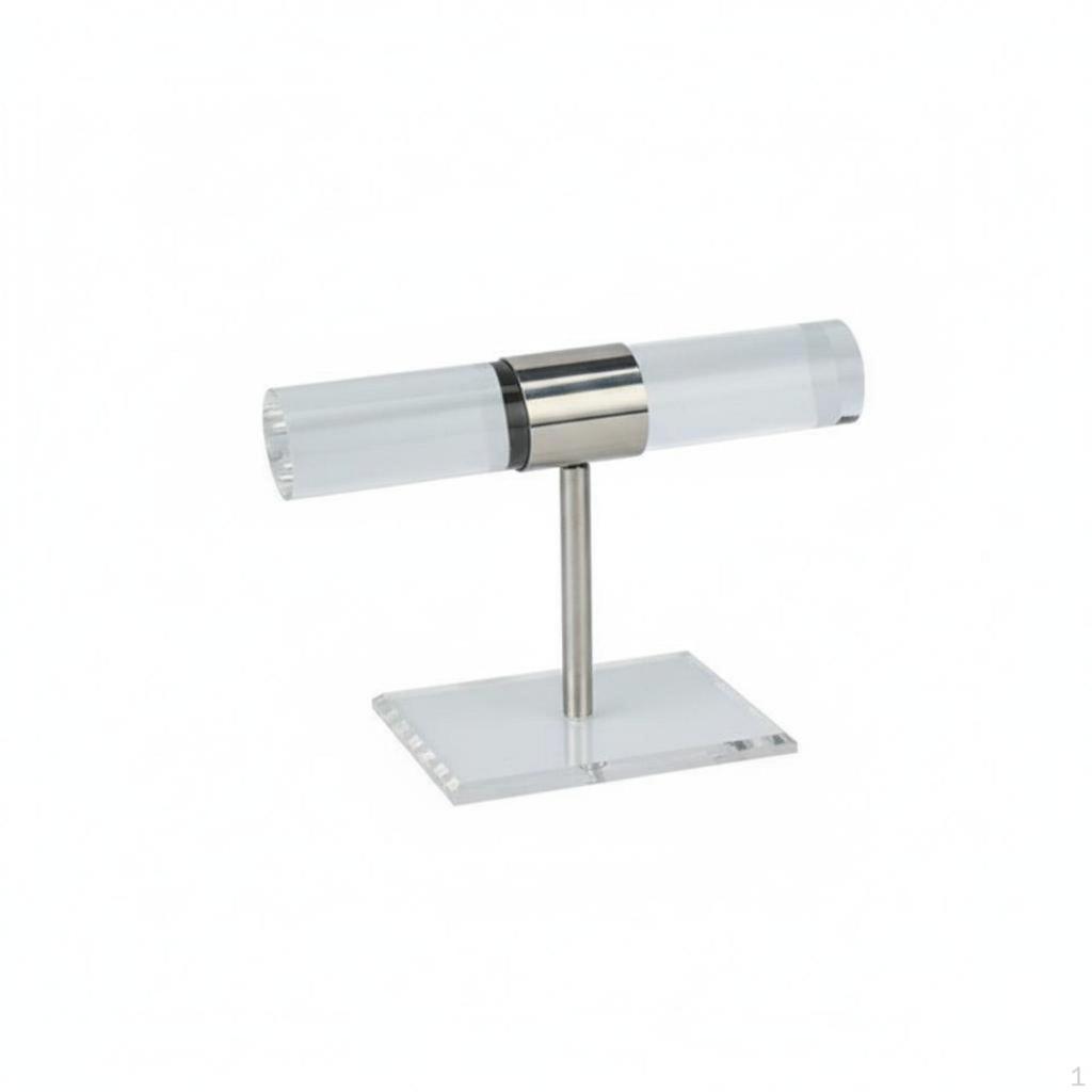 Acrylic Jewelry Display Stand Elegant Design Necklace Rack Thickened Base