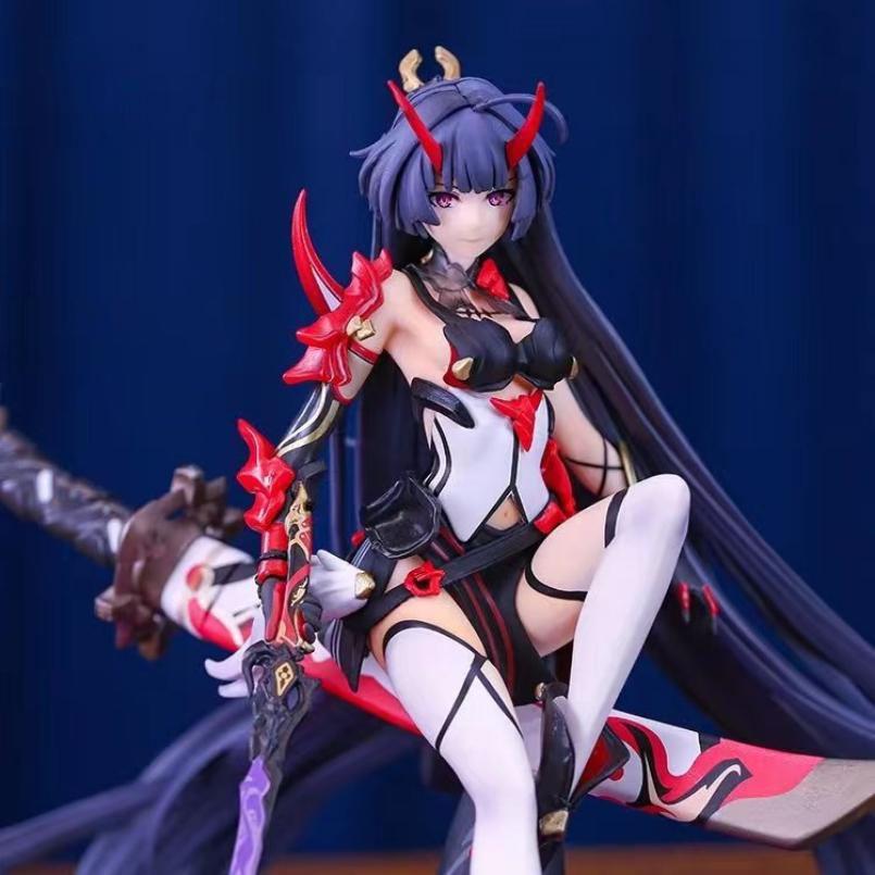 25cm Honkai Impact 3 Anime Figure Raiden Mei PVC Action Figure Kiana Kaslana Figurine Collectible Model Doll Toys for