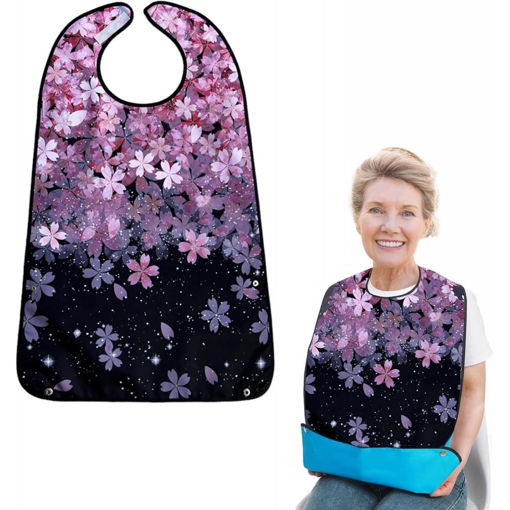 

Водонепроницаемый фартук Hiliboo для кормления и ухода, высокая прочность, модель с 3D карманом