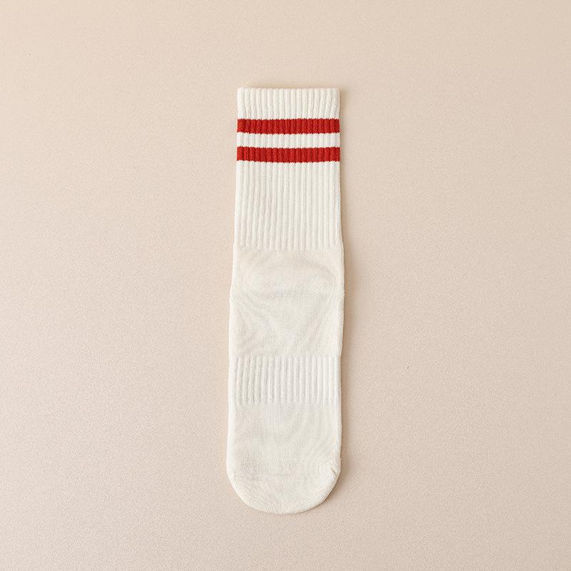 Yoga Socks, Women's Professional Anti-slip Mid-calf Socks, Pure Cotton Indoor Fitness, Running, Pilates Sports, Adult Floor Socks