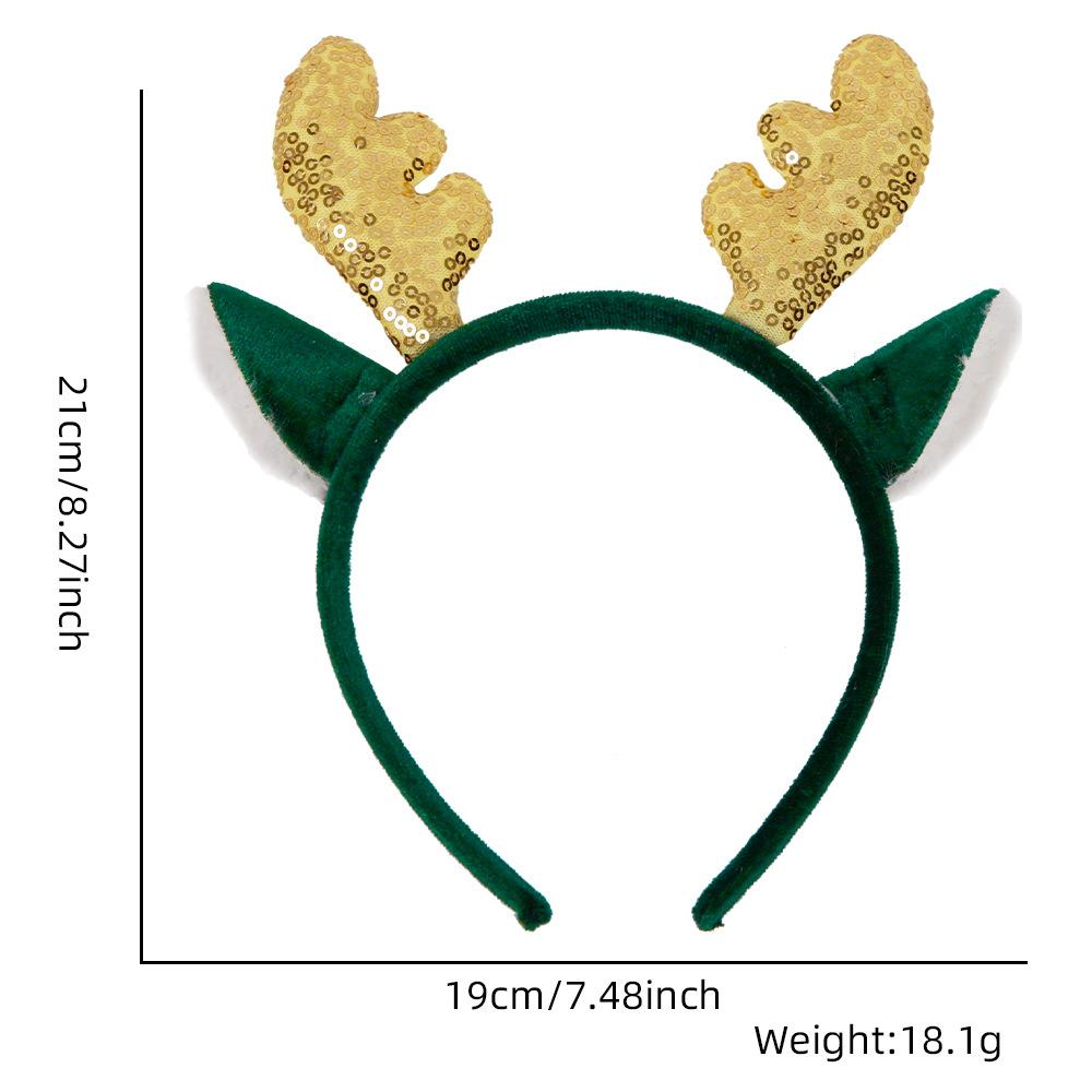 Christmas Hairband for Women Christmas Antler Hairpin Headwear  Holiday Decoration Gift Large Bow Headband Headwear Headwear