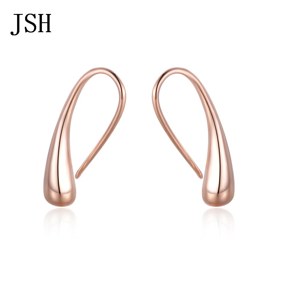 

Трансграничные серьги-капли из серебра 925 пробы с покрытием из розового золота 18 карат Gold Earrings