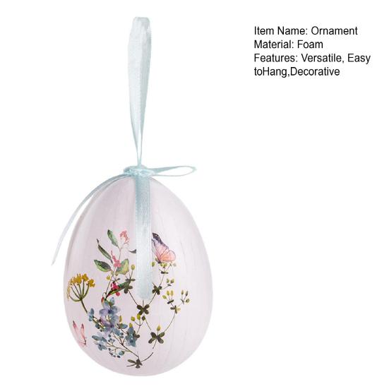Easter Egg Foam Rabbit Ornaments Decorative Easter Decorations for Indoor Outdoor Use Christmas Holiday Party Decor Festive Atmosphere Accent