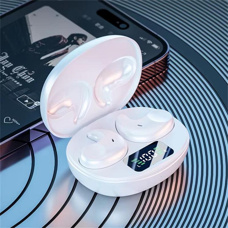 Wireless Stereo Sleep Earphones HIFI Comfortable Earbuds Clear Voice Call Bluetooth 6.0 Headsets Noise Fashion Headphones For Android iOS