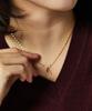 Helene Jewelry 14K Lucky Seven Birthstone Cubic Chain Gold Necklace