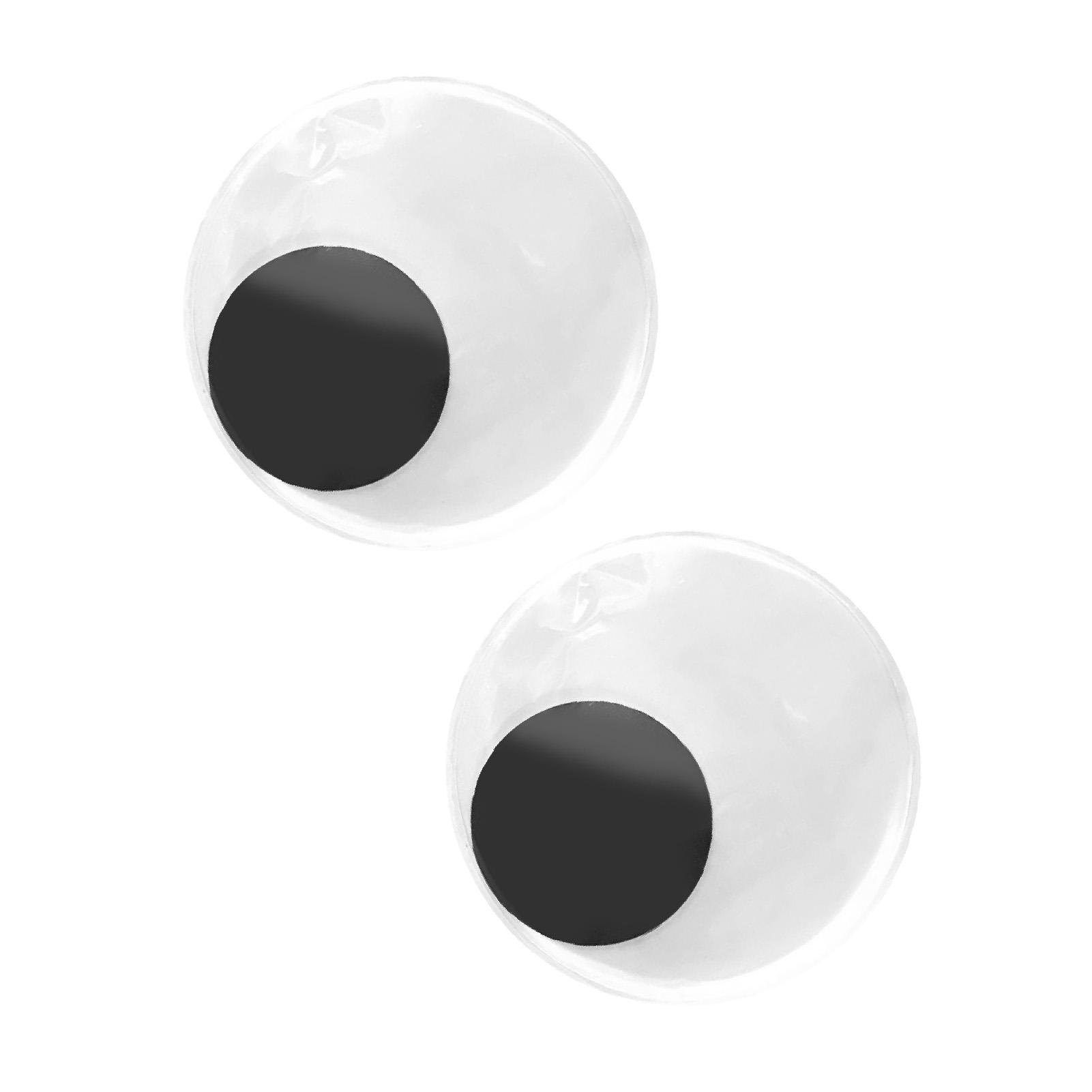 

2Pcs Googly Eyes Wiggle Eye Resin Self Adhesive Craft Accessory Home Decoration for Fridge 15cm / 5.91in