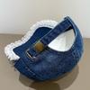 Chic Lace & Bow Denim Baseball Cap for Women - Lightweight, Adjustable Fit, Sun Protection - Perfect for All Seasons, Butterfly Knot, Duckbill Cap