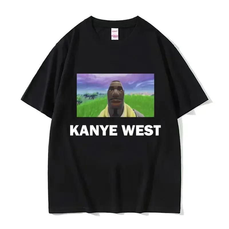 Funny Kanye West Meme TShirt Mens Vintage Fashion Hip Hop Rap Style Tshirt Men Women Short Sleeve T Shirt Streetwear