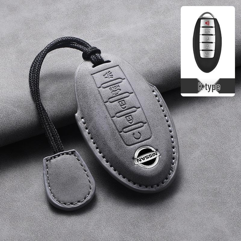 Nissan Suede Key Holder for Sylphy, Qashqai, X-Trail, Bluebird, Terra, Teana