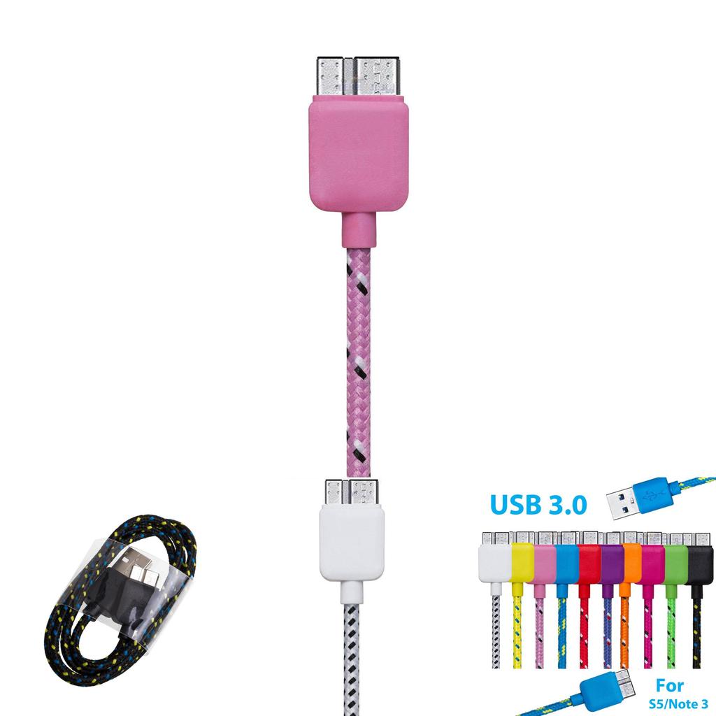 Nylon Braided Charging Cable For Smartphones With Fast Data Transfer For Travel And Daily Use