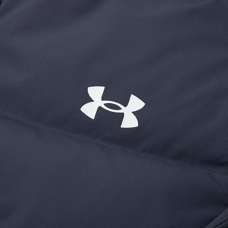 Under Armour Stand Collar Long Sleeve Down Jacket Breathable Knitted Pants Casual Sports Suit Men suit 23600802-013+23600703-001