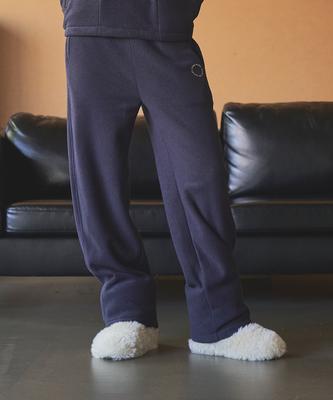 Iteoneolmomeonteu Soft Terry Wide Sweatpants_Navy