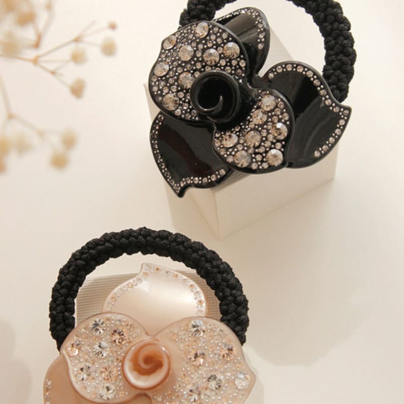 

J.Lauren Французский цветок Кубический пучок Резинка для волос Bh0902 beige