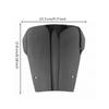 Motorcycle Windshield PreDrilled Windscreen Curved Black Acrylic for Everyday