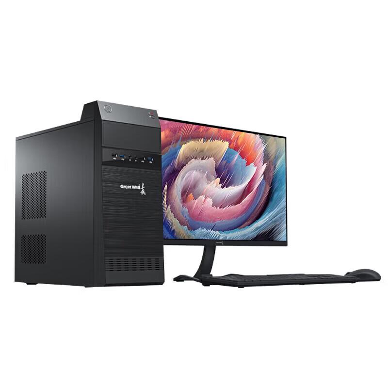 Great Wall Shiheng BD200C2 Xinchuang Business Desktop PC with 23.8-inch Monitor (CN version)