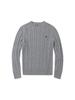 Men's & Couple's Casual Cable Knit Wool Sweater - Little Pony Design, Crew Neck, Winter Wear.
