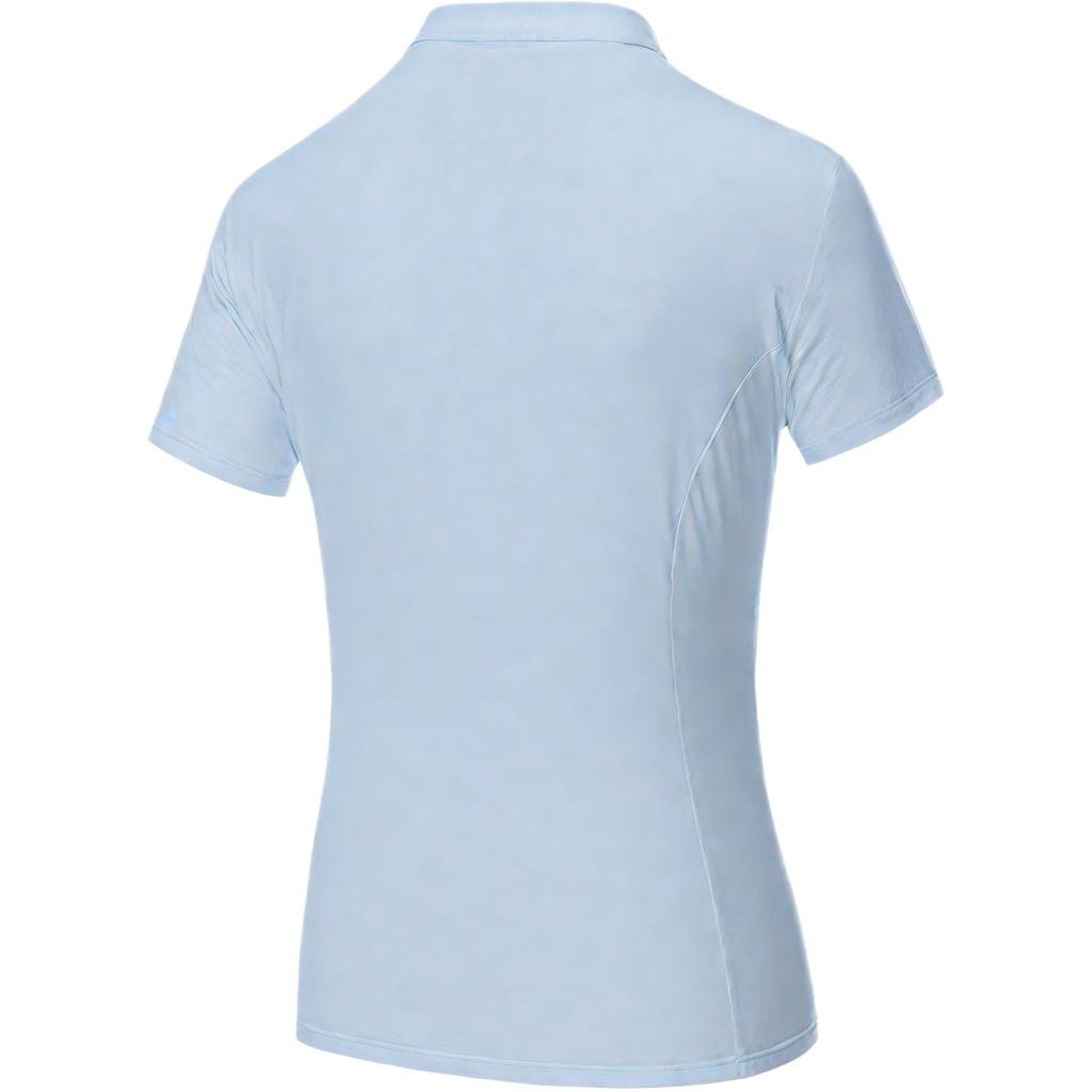 Anta Summer Six Technology Cool Feeling Polo Shirt Women tops Dreamy-Blue 162527101D-4