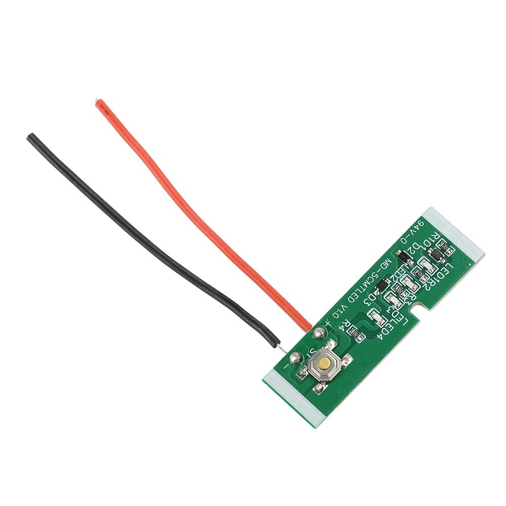 Lithium Battery Display 1S 18V 11V Electric Drill Screwdriver Battery Capacity Indicator LED Display 18611 Batteries for Makita