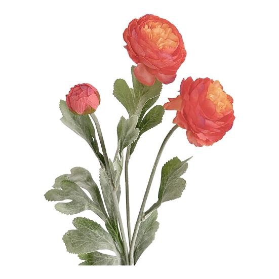 Faux Ranunculus Asiaticus Reusable Artificial Flower Fake Ranunculus Flower for Living Room Dining Table Centerpiece Farmhouse Decor