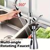 3-Speed Swivel Spray Kitchen & Bathroom Faucet Extension with Splash-Proof Pressure Nozzle, Connector for Sinks, Sprayer for Kitchen Bathroom Faucet