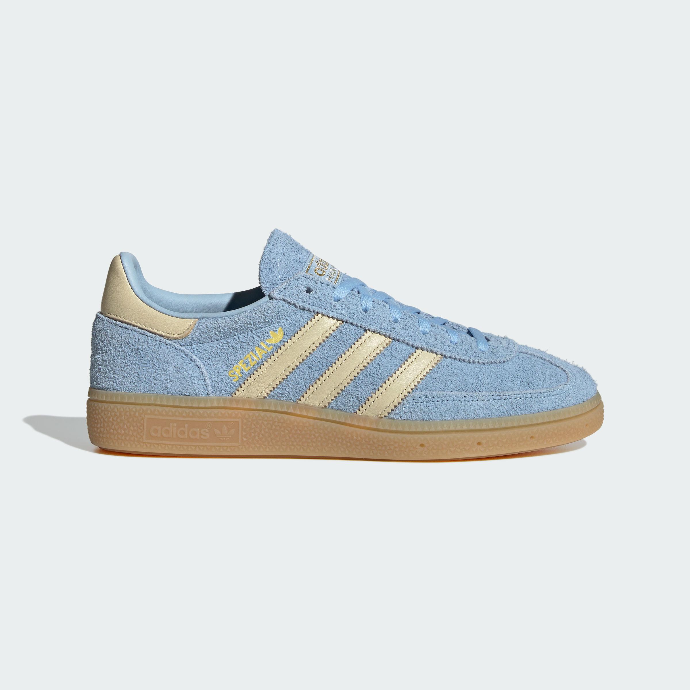 Adidas Originals HANDBALL SPEZIAL German Army Trainers Women s Sky Blu 36