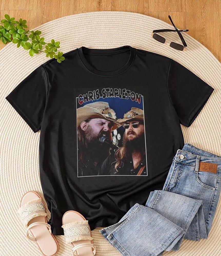 Chris Stapleton 90s Vintage Shirt Chris Stapleton 2025 Tour Shirt Unisex T-Shirt XL